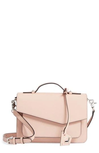 Shop Botkier Cobble Hill Leather Crossbody Bag - Pink In Blush