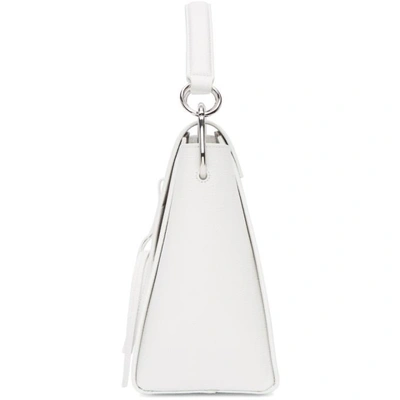 Shop 3.1 Phillip Lim White Leigh Top Handle Bag In Wh100 White