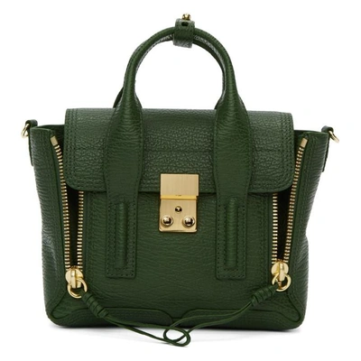 Shop 3.1 Phillip Lim Green Mini Pashli Satchel In Ja301 Jade