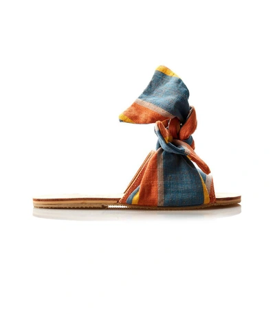 Shop Brother Vellies Burkina Papaye Stripe Sandal In Multi