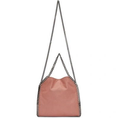 Shop Stella Mccartney Pink Mini Falabella Tote In 6553 Blush