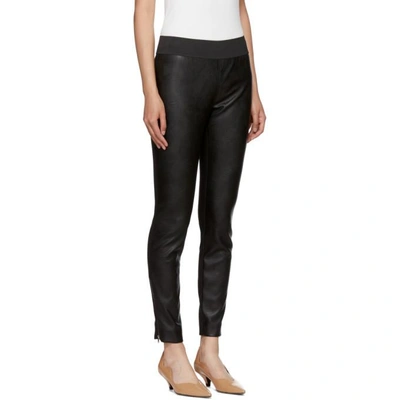 Shop Stella Mccartney Black Alter-nappa Leggings In 1000 Black