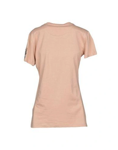 Shop Valentino T-shirts In Blush