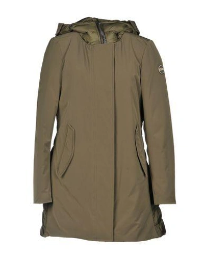 Shop Colmar Down Jacket In Military Green