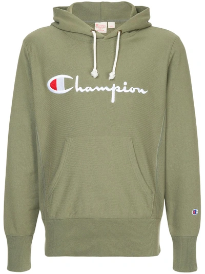Shop Champion Logo Print Hoodie