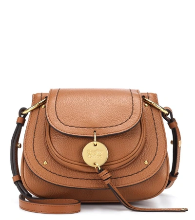 Shop See By Chloé Small Susie Leather Shoulder Bag In Brown