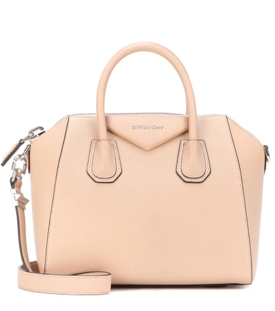 Shop Givenchy Antigona Small Leather Tote In Pink