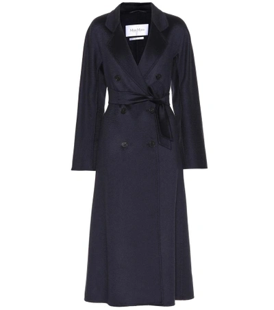 Shop Max Mara Bodone Cashmere Coat In Black