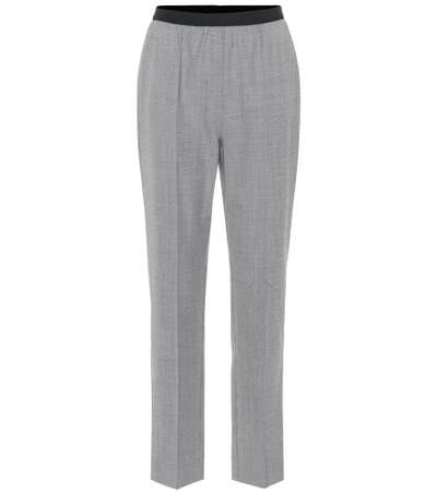 Shop Maison Margiela Houndstooth Wool Pants In Grey