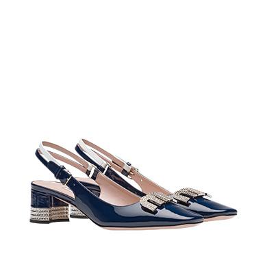 royal blue slingbacks