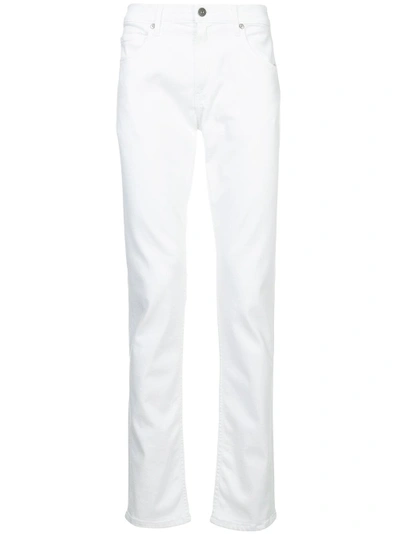 Shop Paige Straight-leg Jeans - White