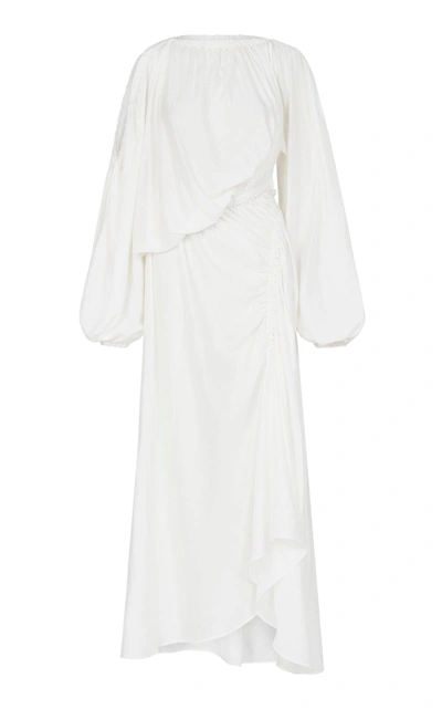 Shop Acler Johnston Dress In White