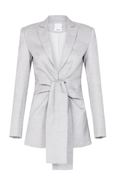 Shop Acler Miller Jacket In Grey