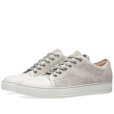 Shop Lanvin Toe Cap Sneaker In Grey