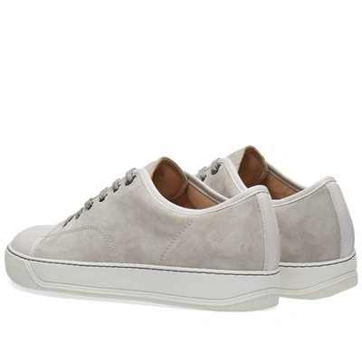 Shop Lanvin Toe Cap Sneaker In Grey