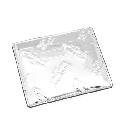 Shop Maison Margiela 11 Laminated Card Holder In Silver