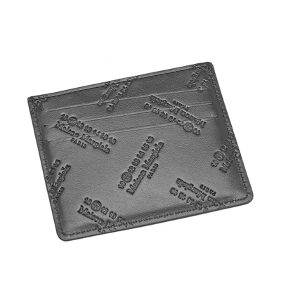 Shop Maison Margiela 11 Laminated Card Holder In Silver