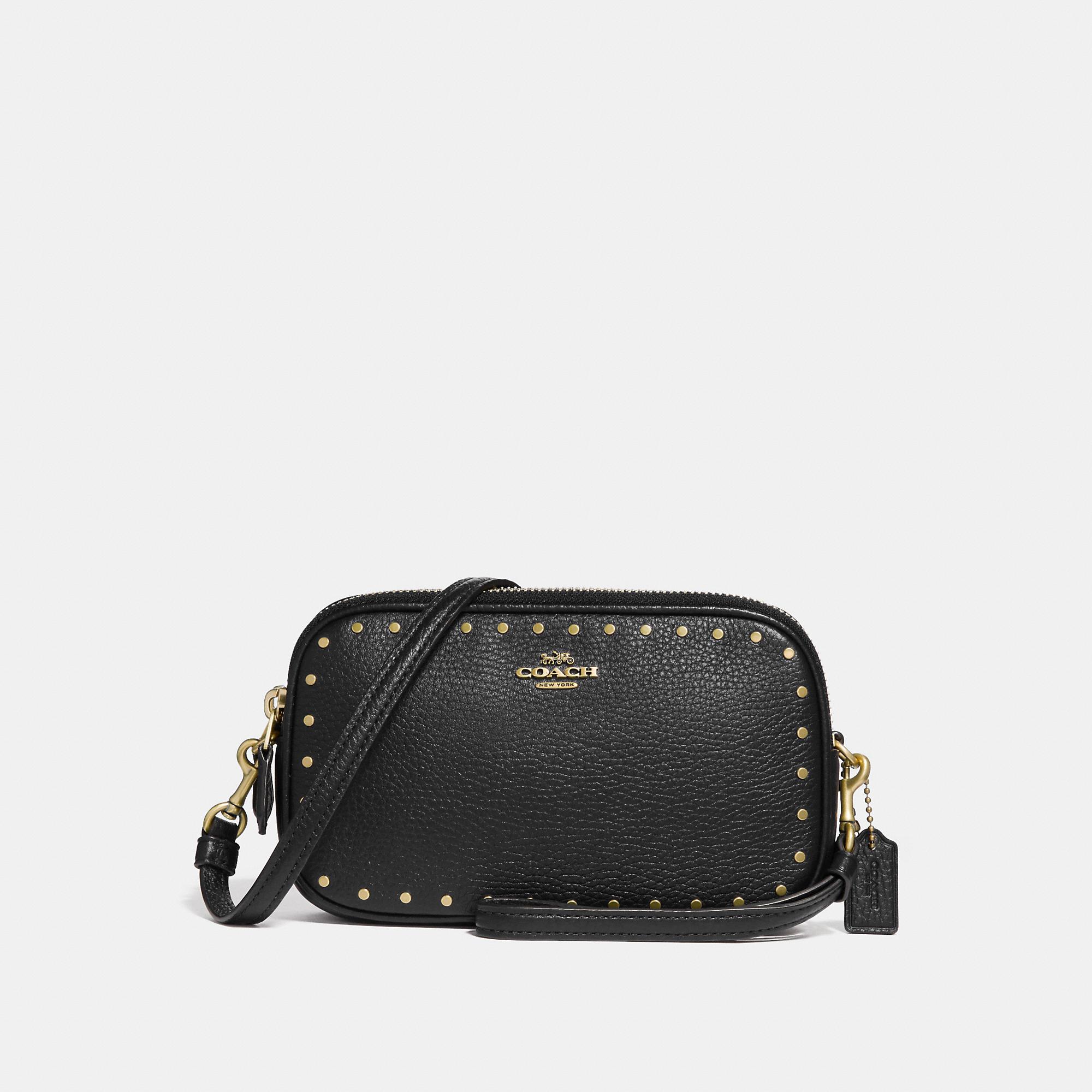 coach rivets crossbody