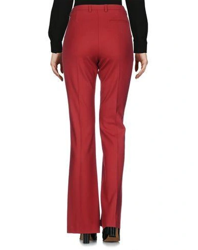Shop Hanita Casual Pants In Brick Red