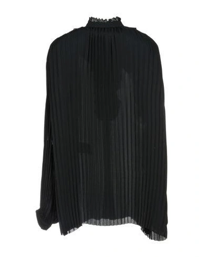 Shop Balenciaga Solid Color Shirts & Blouses In Black