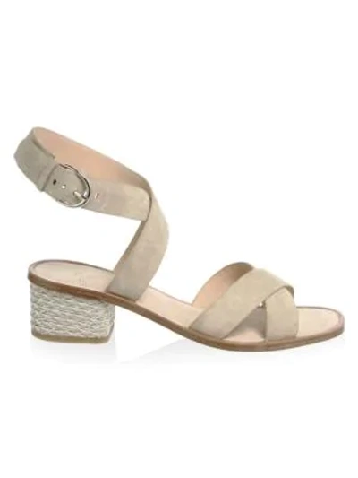Shop Joie Rana Suede Ankle-strap Sandals