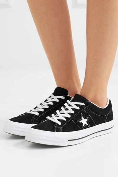 Shop Converse One Star Ox Cutout Suede Sneakers