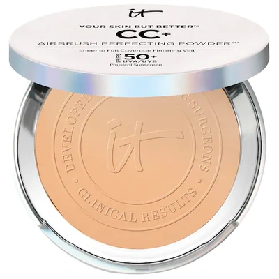 Shop It Cosmetics Your Skin But Better&trade; Cc+ Airbrush Perfecting Powder&trade; With Spf 50+ Tan 0.33 oz/ 9.5 G
