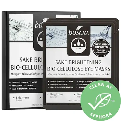 Shop Boscia Sake Brightening Bio-cellulose Eye Masks 3 Pairs X 0.17 oz/ 5 ml