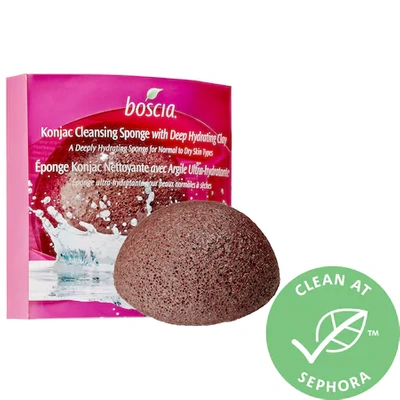 Shop Boscia Konjac Cleansing Sponge With Deep Hydrating Clay