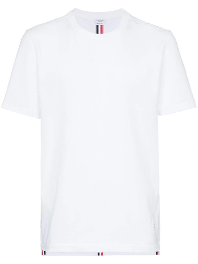 Shop Thom Browne Signature Stripe T-shirt - White