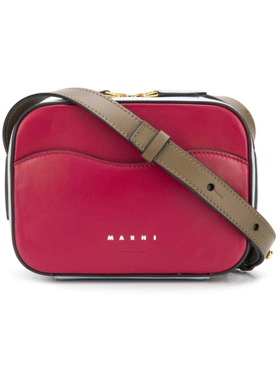 Shop Marni Crossbody Box Bag - Red