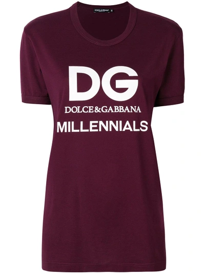 Shop Dolce & Gabbana Logo Print T