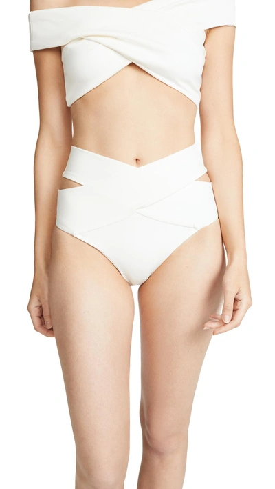 Shop Kopper & Zink Duke Swim Bottoms In Cream