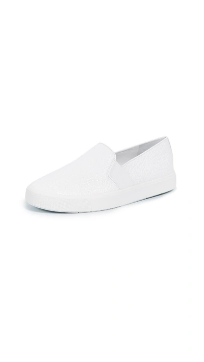 Shop Vince Blair Slip On Sneakers In White