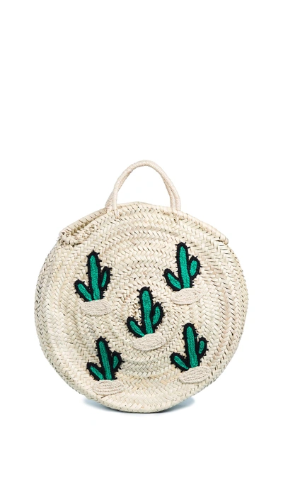Shop Soeur Du Maroc Ibiza Tote Bag In Cactus