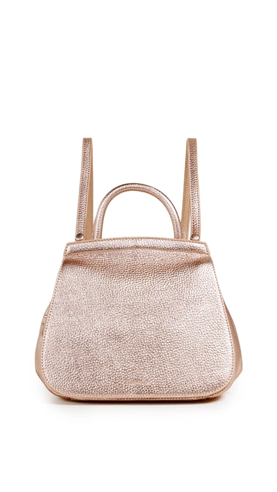 Shop Steven Alan Kate Mini Convertible Backpack In Rose Gold