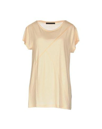 Shop Karl Lagerfeld T-shirt In Pale Pink