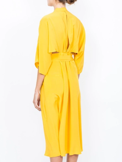 Shop Tome Yellow Midi Dress