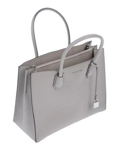 Shop Michael Michael Kors Handbag In Light Grey