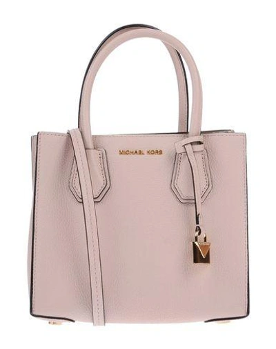 Shop Michael Michael Kors Handbag In Light Pink