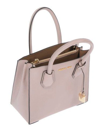 Shop Michael Michael Kors Handbag In Light Pink