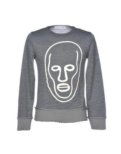 Shop Comme Des Garçons Shirt Sweaters In Grey