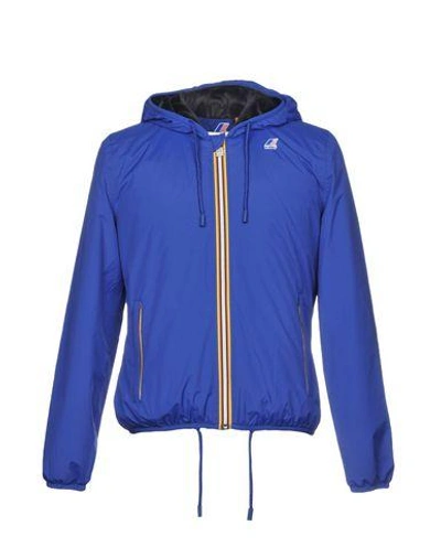 Shop K-way Jackets In Blue