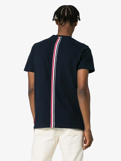 Shop Thom Browne Signature Stripe Cotton T-shirt