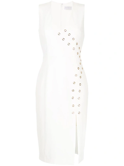 Shop Rebecca Vallance Adriatic Eyelet Midi Dress - White
