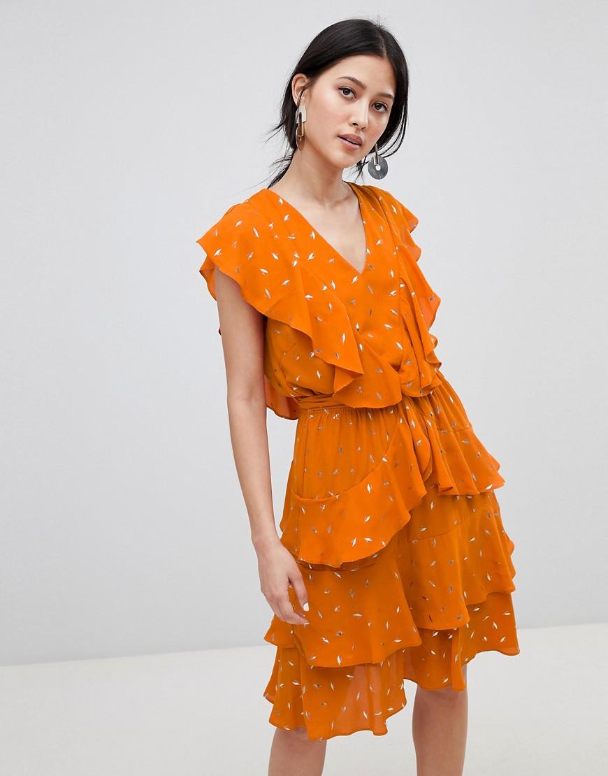 yas orange dress