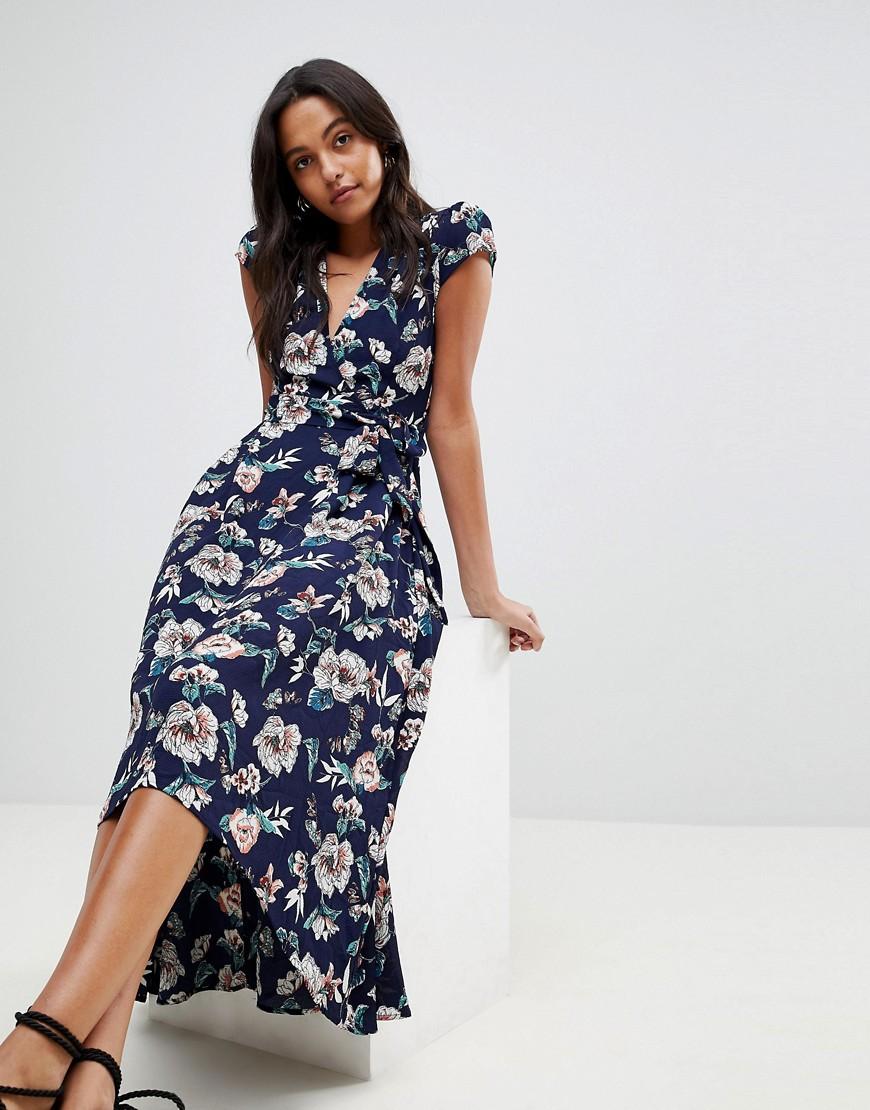 ax paris navy maxi dress