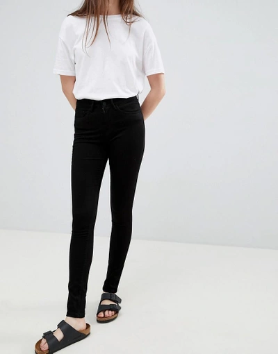Shop Waven Asa Mid Rise Skinny Jeans-black