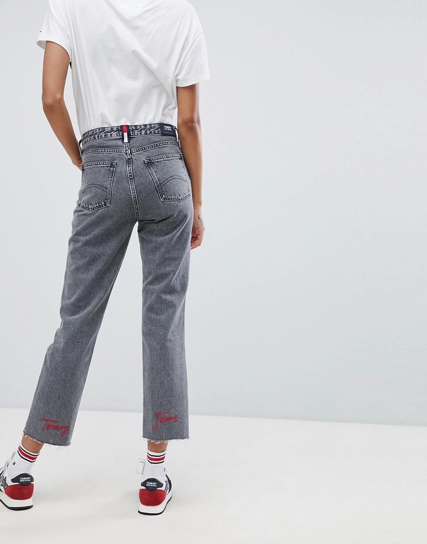 tommy jeans high rise straight