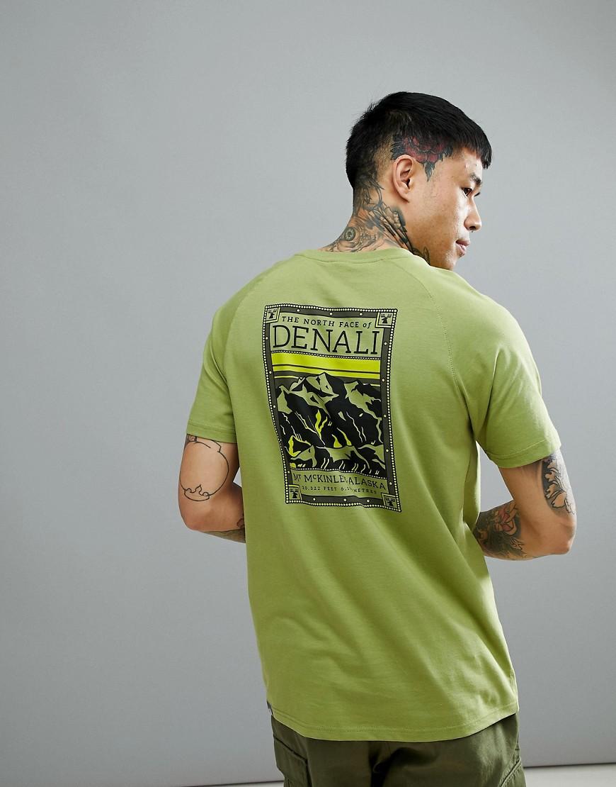 the north face t shirt back print